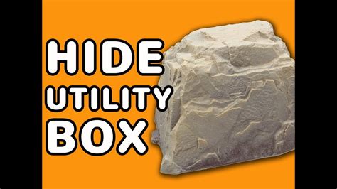 fake rock electrical box covers|big electrical box covers.